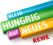  Logo Stay hungry for new REWE 
